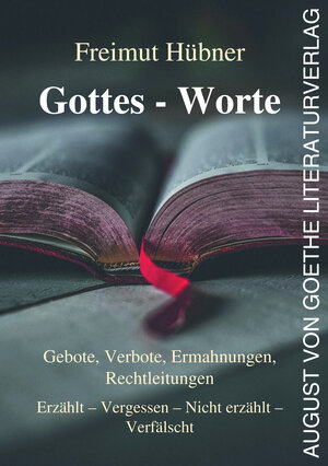 Buchcover Gottes Worte | Freimut Hübner | EAN 9783837223361 | ISBN 3-8372-2336-1 | ISBN 978-3-8372-2336-1