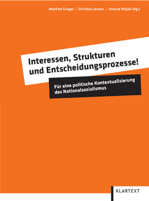 Buchcover Interessen, Strukturen und Entscheidungsprozesse!  | EAN 9783837504033 | ISBN 3-8375-0403-4 | ISBN 978-3-8375-0403-3