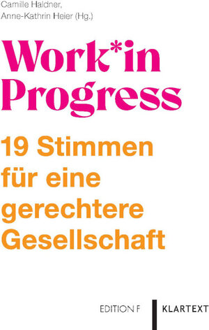 Buchcover Work*in Progress  | EAN 9783837526738 | ISBN 3-8375-2673-9 | ISBN 978-3-8375-2673-8