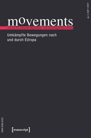 Buchcover movements. Journal für kritische Migrations- und Grenzregimeforschung  | EAN 9783837635713 | ISBN 3-8376-3571-6 | ISBN 978-3-8376-3571-3