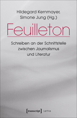 Buchcover Feuilleton  | EAN 9783837637229 | ISBN 3-8376-3722-0 | ISBN 978-3-8376-3722-9