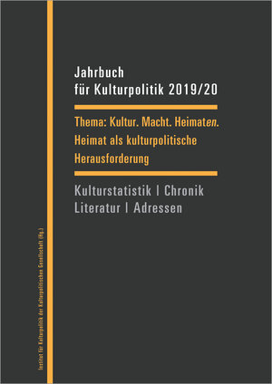 Buchcover Jahrbuch für Kulturpolitik 2019/20  | EAN 9783837644913 | ISBN 3-8376-4491-X | ISBN 978-3-8376-4491-3