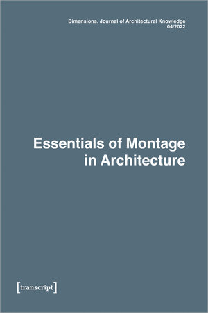 Buchcover Dimensions. Journal of Architectural Knowledge | EAN 9783837659214 | ISBN 3-8376-5921-6 | ISBN 978-3-8376-5921-4
