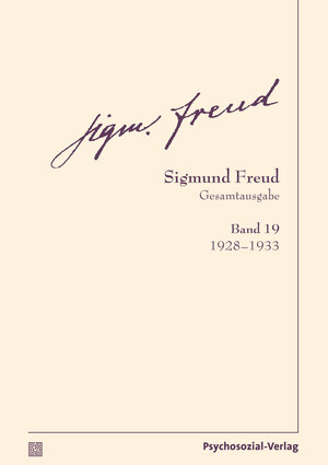 Buchcover Gesamtausgabe (SFG), Band 19 | Sigmund Freud | EAN 9783837924190 | ISBN 3-8379-2419-X | ISBN 978-3-8379-2419-0