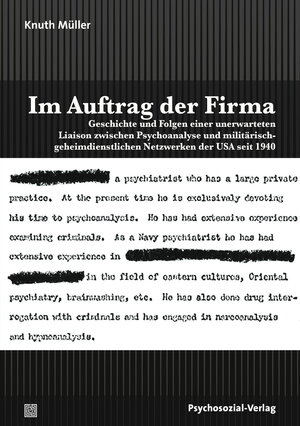 Buchcover Im Auftrag der Firma | Knuth Müller | EAN 9783837925241 | ISBN 3-8379-2524-2 | ISBN 978-3-8379-2524-1