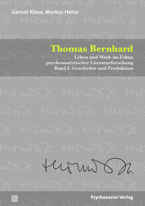 Buchcover Thomas Bernhard | Gernot Klose | EAN 9783837976656 | ISBN 3-8379-7665-3 | ISBN 978-3-8379-7665-6