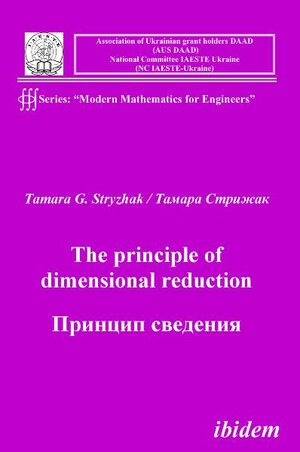 Buchcover The principle of dimensional reduction | Tamara G Stryzhak | EAN 9783838202099 | ISBN 3-8382-0209-0 | ISBN 978-3-8382-0209-9