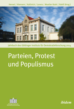 Buchcover Parteien, Protest und Populismus  | EAN 9783838207766 | ISBN 3-8382-0776-9 | ISBN 978-3-8382-0776-6