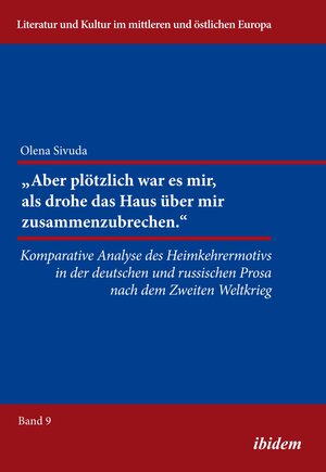 Buchcover "Aber plötzlich war mir, als drohe das Haus über mir zusammenzubrechen." | Olena Sivuda | EAN 9783838207797 | ISBN 3-8382-0779-3 | ISBN 978-3-8382-0779-7