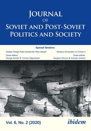 Buchcover Journal of Soviet and Post-Soviet Politics and Society  | EAN 9783838214665 | ISBN 3-8382-1466-8 | ISBN 978-3-8382-1466-5