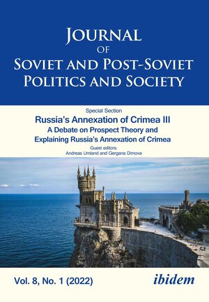 Buchcover Journal of Soviet and Post-Soviet Politics and Society  | EAN 9783838217369 | ISBN 3-8382-1736-5 | ISBN 978-3-8382-1736-9