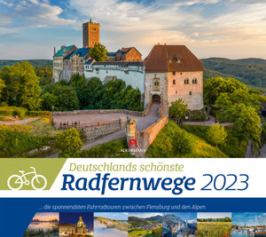 Buchcover Deutschlands schönste Radfernwege Kalender 2023  | EAN 9783838423258 | ISBN 3-8384-2325-9 | ISBN 978-3-8384-2325-8