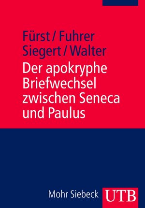 Buchcover Der apokryphe Briefwechsel zwischen Seneca und Paulus  | EAN 9783838536347 | ISBN 3-8385-3634-7 | ISBN 978-3-8385-3634-7