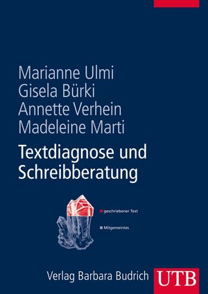 Buchcover Textdiagnose und Schreibberatung | Marianne Ulmi | EAN 9783838585444 | ISBN 3-8385-8544-5 | ISBN 978-3-8385-8544-4