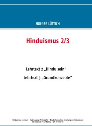 Buchcover Hinduismus 2/3 | Holger Lüttich | EAN 9783839164693 | ISBN 3-8391-6469-9 | ISBN 978-3-8391-6469-3