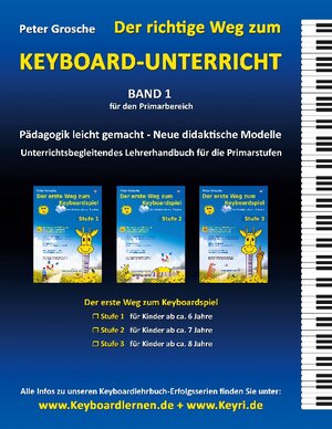 Buchcover Der richtige Weg zum Keyboard-Unterricht - Band 1 | Peter Grosche | EAN 9783839171141 | ISBN 3-8391-7114-8 | ISBN 978-3-8391-7114-1