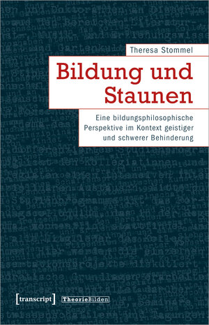 Buchcover Bildung und Staunen | Theresa Stommel | EAN 9783839468166 | ISBN 3-8394-6816-7 | ISBN 978-3-8394-6816-6