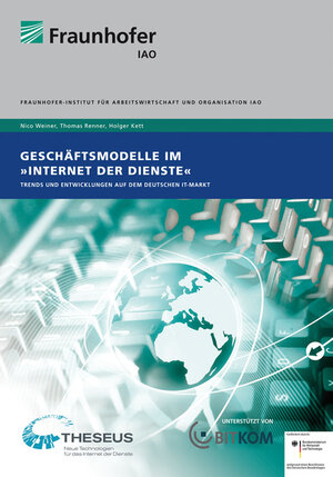 Buchcover Geschäftsmodelle im "Internet der Dienste". | Nico Weiner | EAN 9783839601334 | ISBN 3-8396-0133-9 | ISBN 978-3-8396-0133-4