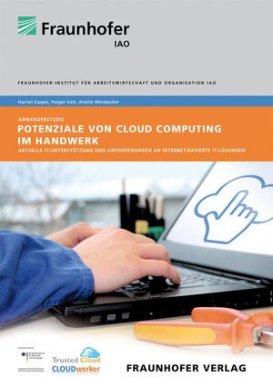 Buchcover Potenziale von Cloud Computing im Handwerk. | Harriet Kasper | EAN 9783839604571 | ISBN 3-8396-0457-5 | ISBN 978-3-8396-0457-1