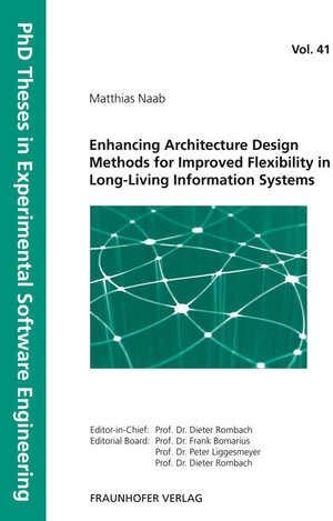 Buchcover Enhancing Architecture Design Methods for Improved Flexibility in Long-Living Information Systems. | Matthias Naab | EAN 9783839604779 | ISBN 3-8396-0477-X | ISBN 978-3-8396-0477-9