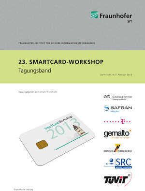 Buchcover 23. SmartCard Workshop | EAN 9783839605004 | ISBN 3-8396-0500-8 | ISBN 978-3-8396-0500-4