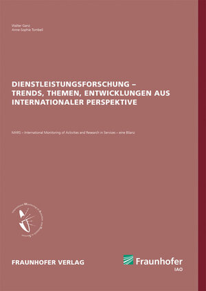 Buchcover Dienstleistungsforschung - Trends, Themen, Entwicklungen aus internationaler Perspektive | Walter Ganz | EAN 9783839606261 | ISBN 3-8396-0626-8 | ISBN 978-3-8396-0626-1