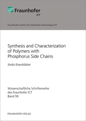 Buchcover Synthesis and Characterization of Polymers with Phosphorus Side Chains | Jördis Eisenblätter | EAN 9783839606803 | ISBN 3-8396-0680-2 | ISBN 978-3-8396-0680-3