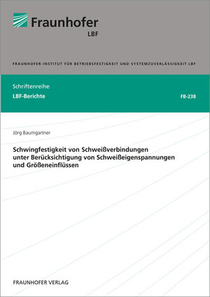 Buchcover Schwingfestigkeit von Schweißverbindungen unter Berücksichtigung von Schweißeigenspannungen und Größeneinflüssen | Jörg Baumgartner | EAN 9783839607299 | ISBN 3-8396-0729-9 | ISBN 978-3-8396-0729-9