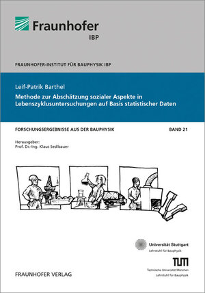 Buchcover Methode zur Abschätzung sozialer Aspekte in Lebenszyklusuntersuchungen auf Basis statistischer Daten | Leif-Patrik Barthel | EAN 9783839608494 | ISBN 3-8396-0849-X | ISBN 978-3-8396-0849-4