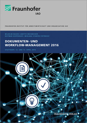 Buchcover Dokumenten- und Workflow-Management 2016 | EAN 9783839610213 | ISBN 3-8396-1021-4 | ISBN 978-3-8396-1021-3