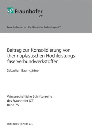Buchcover Beitrag zur Konsolidierung von thermoplastischen Hochleistungsfaserverbundwerkstoffen. | Sebastian Baumgärtner | EAN 9783839612422 | ISBN 3-8396-1242-X | ISBN 978-3-8396-1242-2