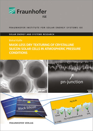 Buchcover Mask-less Dry Texturing of Crystalline Silicon Solar Cells in Atmospheric Pressure Conditions. | Bishal Kafle | EAN 9783839612682 | ISBN 3-8396-1268-3 | ISBN 978-3-8396-1268-2