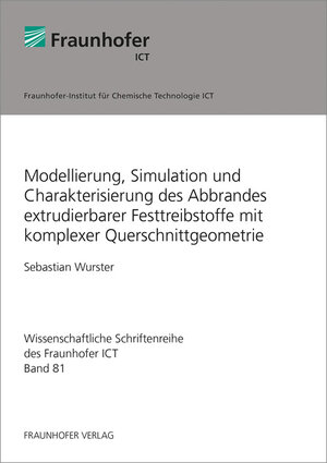 Buchcover Modellierung, Simulation und Charakterisierung des Abbrandes extrudierbarer Festtreibstoffe mit komplexer Querschnittgeometrie. | Sebastian Wurster | EAN 9783839613634 | ISBN 3-8396-1363-9 | ISBN 978-3-8396-1363-4