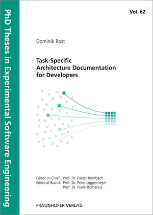 Buchcover Task-Specific Architecture Documentation for Developers | Dominik Rost | EAN 9783839614808 | ISBN 3-8396-1480-5 | ISBN 978-3-8396-1480-8