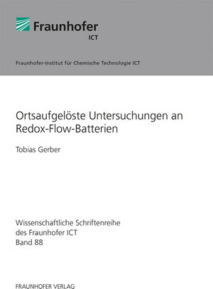 Buchcover Ortsaufgelöste Untersuchungen an Redox-Flow-Batterien | Tobias Gerber | EAN 9783839615768 | ISBN 3-8396-1576-3 | ISBN 978-3-8396-1576-8