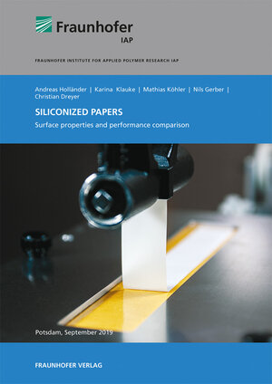 Buchcover Siliconized papers | Andreas Holländer | EAN 9783839615997 | ISBN 3-8396-1599-2 | ISBN 978-3-8396-1599-7