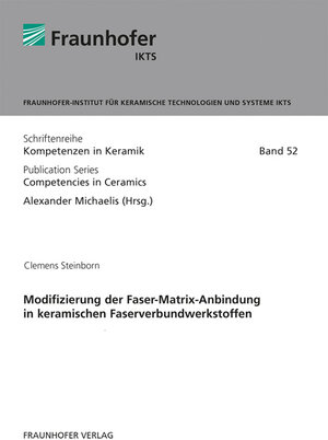 Buchcover Modifizierung der Faser-Matrix-Anbindung in keramischen Faserverbundwerkstoffen | Clemens Steinborn | EAN 9783839616161 | ISBN 3-8396-1616-6 | ISBN 978-3-8396-1616-1