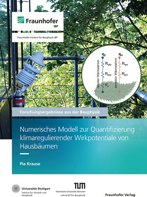 Buchcover Numerisches Modell zur Quantifizierung klimaregulierender Wirkpotentiale von Hausbäumen | Pia Krause | EAN 9783839619117 | ISBN 3-8396-1911-4 | ISBN 978-3-8396-1911-7