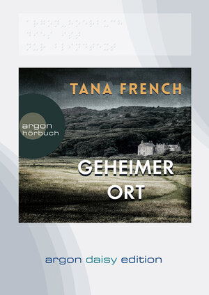 Buchcover Geheimer Ort (DAISY Edition) | Tana French | EAN 9783839852408 | ISBN 3-8398-5240-4 | ISBN 978-3-8398-5240-8
