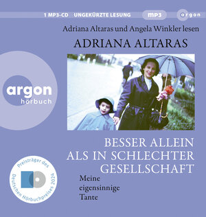 Buchcover Besser allein als in schlechter Gesellschaft | Adriana Altaras | EAN 9783839897690 | ISBN 3-8398-9769-6 | ISBN 978-3-8398-9769-0