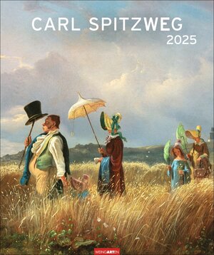 Buchcover Carl Spitzweg Edition Kalender 2025  | EAN 9783839900802 | ISBN 3-8399-0080-8 | ISBN 978-3-8399-0080-2
