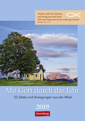 Buchcover Mit Gott durch das Jahr - Kalender 2019 | Ulrike Beckmann | EAN 9783840020025 | ISBN 3-8400-2002-6 | ISBN 978-3-8400-2002-5