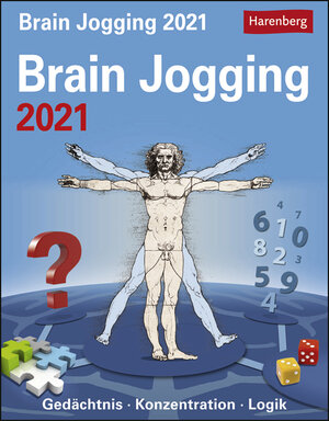 Buchcover Brain Jogging Kalender 2021  | EAN 9783840025228 | ISBN 3-8400-2522-2 | ISBN 978-3-8400-2522-8