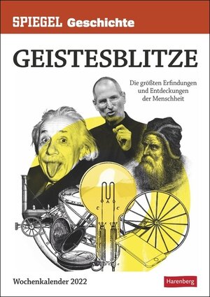 Buchcover SPIEGEL GESCHICHTE Geistesblitze Kalender 2022 | Ulrike Anders | EAN 9783840028342 | ISBN 3-8400-2834-5 | ISBN 978-3-8400-2834-2