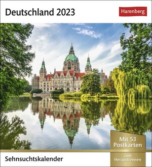 Buchcover Deutschland Sehnsuchtskalender 2023. Reise-Kalender mit 12 atemberaubenden Postkarten der schönsten Plätze Deutschlands. Postkartenkalender 2023. 16x17cm  | EAN 9783840028625 | ISBN 3-8400-2862-0 | ISBN 978-3-8400-2862-5