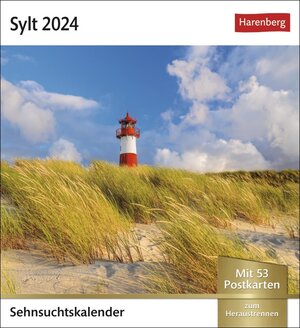 Buchcover Sylt Sehnsuchtskalender 2024. Reise-Kalender mit 53 Postkarten voll traumhafter Urlaubs-Fotos. Sylt für den Schreibtisch in einem Wochenkalender  | EAN 9783840031120 | ISBN 3-8400-3112-5 | ISBN 978-3-8400-3112-0