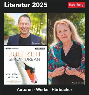 Buchcover Literatur Tagesabreißkalender 2025 - Kulturkalender - Autoren, Werke, Hörbücher | Ulrike Anders | EAN 9783840033308 | ISBN 3-8400-3330-6 | ISBN 978-3-8400-3330-8