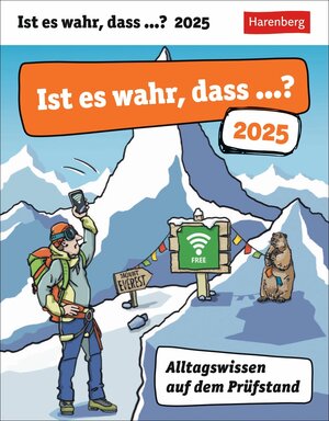 Buchcover Ist es wahr, dass ...? Tagesabreißkalender 2025 - Alltagswissen auf dem Prüfstand | Ann Christin Artel | EAN 9783840033933 | ISBN 3-8400-3393-4 | ISBN 978-3-8400-3393-3