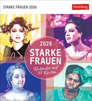 Buchcover Starke Frauen Postkartenkalender 2026 - Kalender mit 53 Karten | EAN 9783840037481 | ISBN 3-8400-3748-4 | ISBN 978-3-8400-3748-1