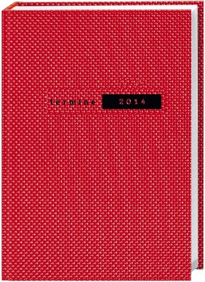 Buchcover Terminer Struktur rot 2014  | EAN 9783840122064 | ISBN 3-8401-2206-6 | ISBN 978-3-8401-2206-4
